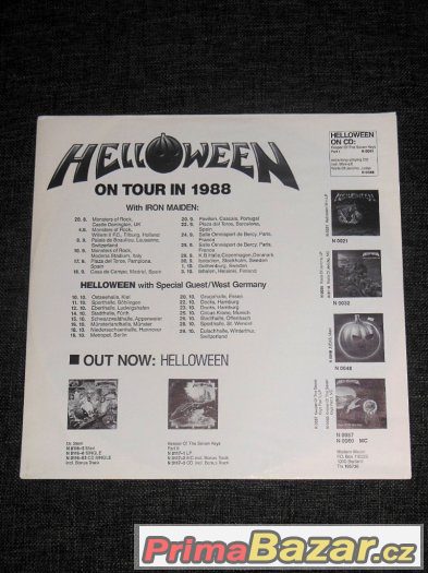 Prodám LP Helloween ‎– Keeper Of The Seven Keys Part II