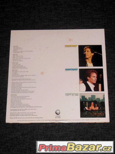 Prodám 2LP Simon & Garfunkel ‎– The Concert In Central Park