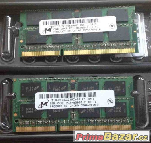 4 GB RAM DD3 certifikace Apple