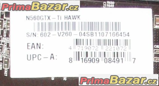 Grafická karta MSI N560GTX-Ti Hawk