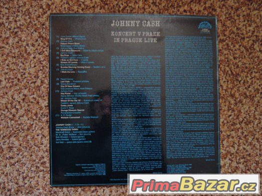 Vinyl Johnny Cash-Live in Prague Vinyl Johnny Cash-Live in Prague