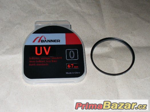 Prodám UV filtr 67 mm