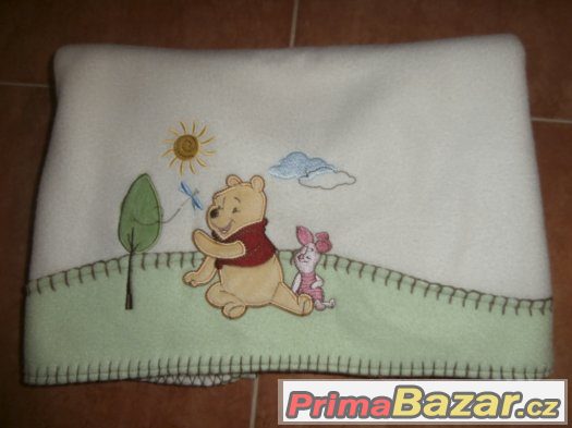 Krásná kojenecká deka s medvídkem Pú - zn. Disney
