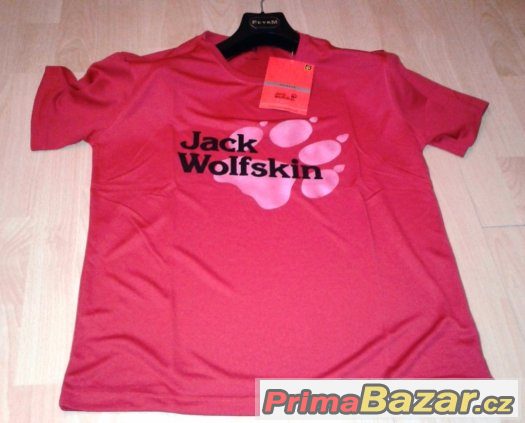 funkční tričko Jack Wolfskin L a XL červené doprava zdarma