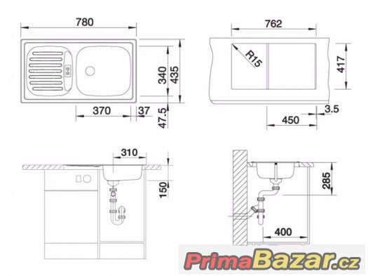 Prodám dřez Blanco flexi mini