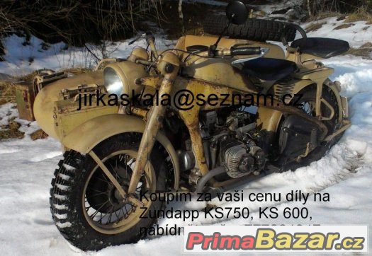 Koupím za Vaši cenu  díly na Zundapp KS600, KS750 a BMW R75