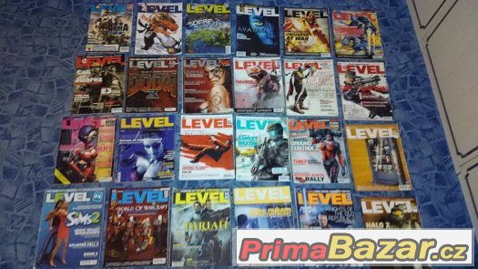 prodám časopisy level + hry