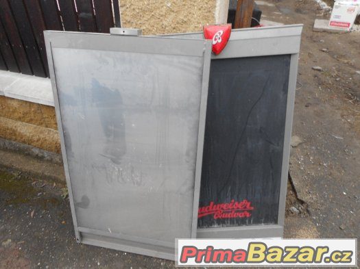Prodám venkovní cedule s logem Budvar Prodám venkovní cedule s logem Budvar