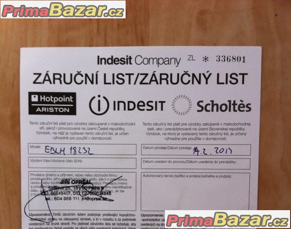 Vestavná kombinovaná chladnička zn. Hotpoint Ariston BCB 31 AAA E C 03