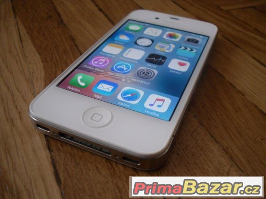 Apple Iphone 4S White,16GB, top stav, komplet.