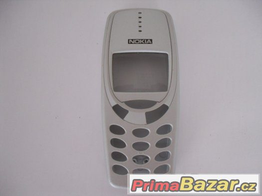 Kryt originální Nokia 3310, stříbrný.