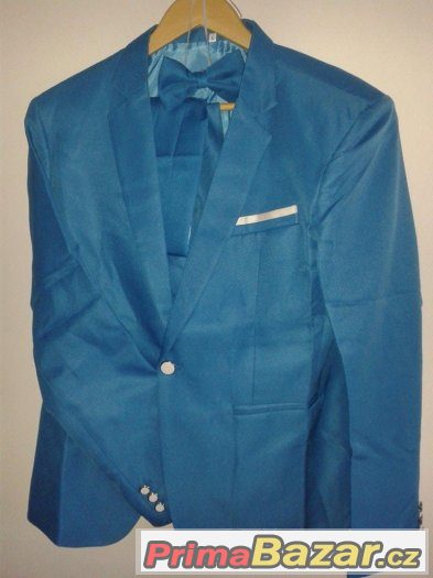 Modrý oblek - komplet