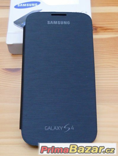 Samsung Galaxy S4 i9505 - Flip Pouzdro Šedo-Černé