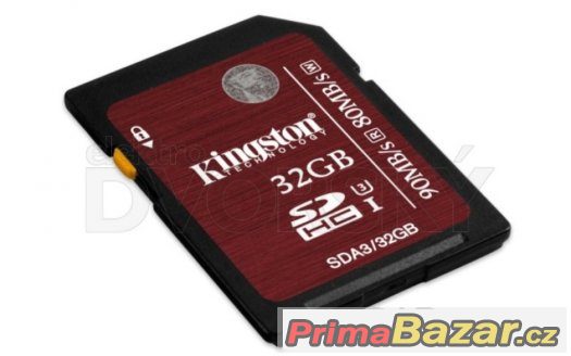 Prodám Paměťovou kartu Kingston SDHC 16GB UHS-I U3