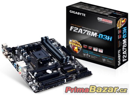 Prodám ZK: Gigabyte GA-F2A78M-D3H FM2/FM2+ AMD..