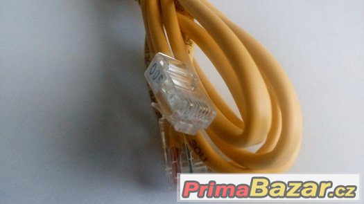 Ethernet kabel černý a žlutý (2m) Ethernet kabel černý a žlutý (2m)
