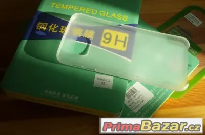 Samsung S6 Galaxy G920 Tvrzené sklo+Slim Silikonové pouzdro