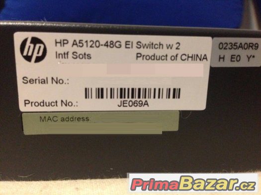JE069A HP 5120-48G EI Switch with 2 Slot