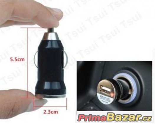 Adaptér na USB připojení do auto zásuvky Adaptér na USB připojení do auto zásuvky