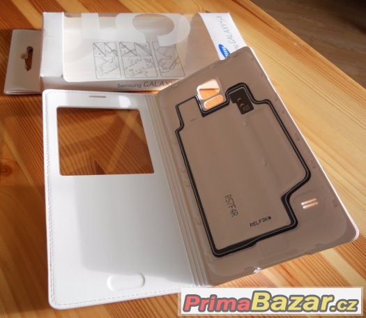Originál Samsung S-View Pouzdro White pro G900 Galaxy S5 Originál Samsung S-View Pouzdro White pro G900 Galaxy S5