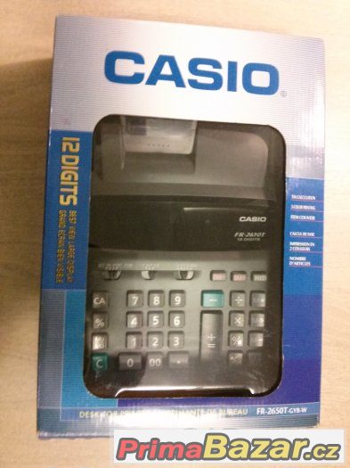 Prodám kalkulačku s tiskem CASIO FR 2650T