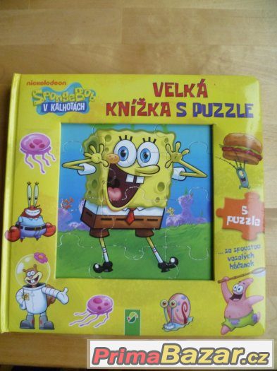 kniha-spongebob-puzzle