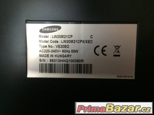 TELEVIZE LCD TV SAMSUNG - 51cm (20