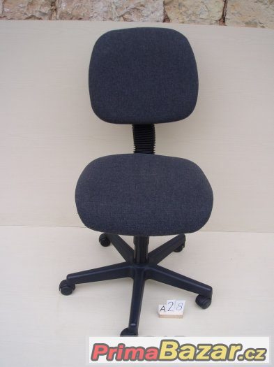 Židle pístová černo- šedá, značková
