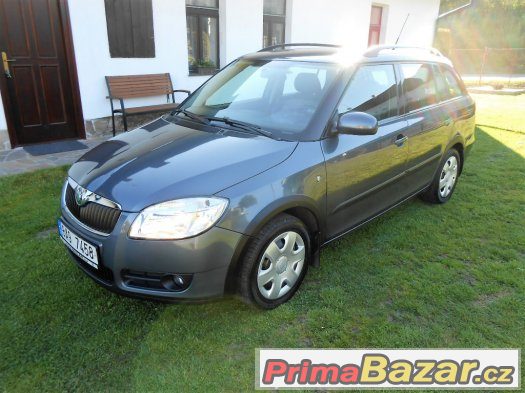 Prodám hezkou Škoda Fabia 1,4, LPG +benzin 16 ventil, 63 KW,