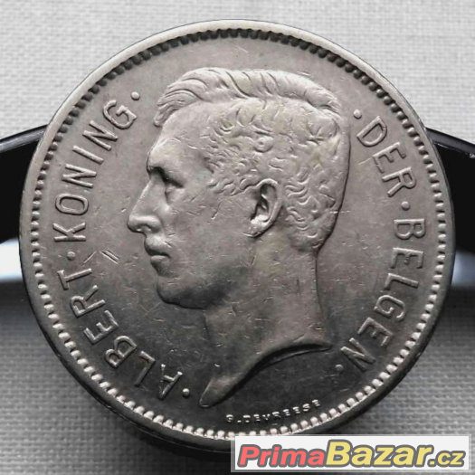 5 franků 1930, Albert I., Belgie