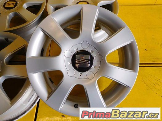 Seat Toledo, Leon 5x112 R16 ET50 - 4x orig. ALU disky Seat