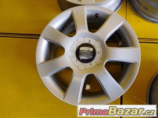 Seat Toledo, Leon 5x112 R16 ET50 - 4x orig. ALU disky Seat