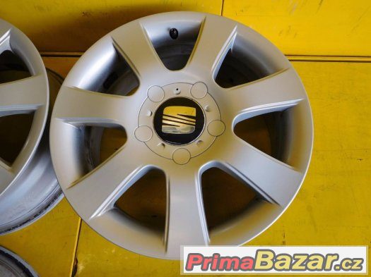 Seat Toledo, Leon 5x112 R16 ET50 - 4x orig. ALU disky Seat