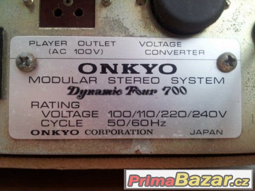 SLEVA - Zesilovač s tunerem ONKYO DYNAMIC FOUR 700