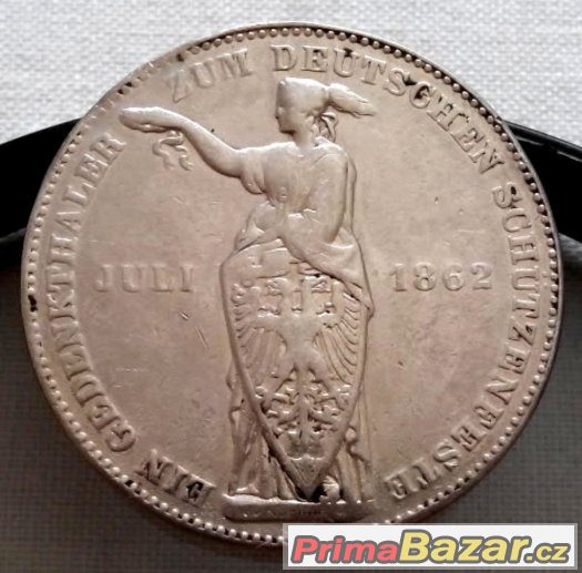 tolar-strelecky-1862-mesto-frankfurt-r
