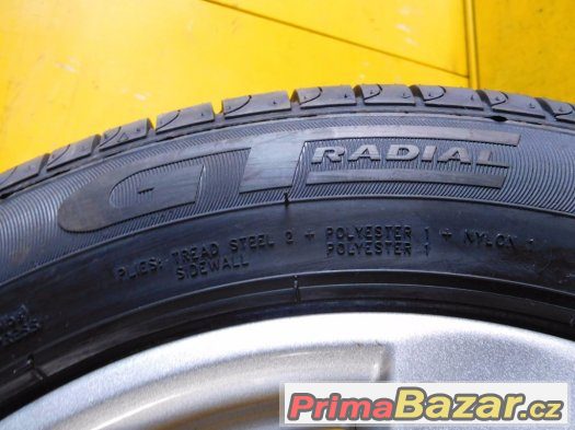 Kia,Hyundai 5x114,3 ET40 + 195/60/15 - nová letní ALU Borbet