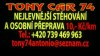 NEJLEVNĚJŠÍ STĚHOVÁNÍ A OSOBNÍ PŘEPRAVA 10kč/1km