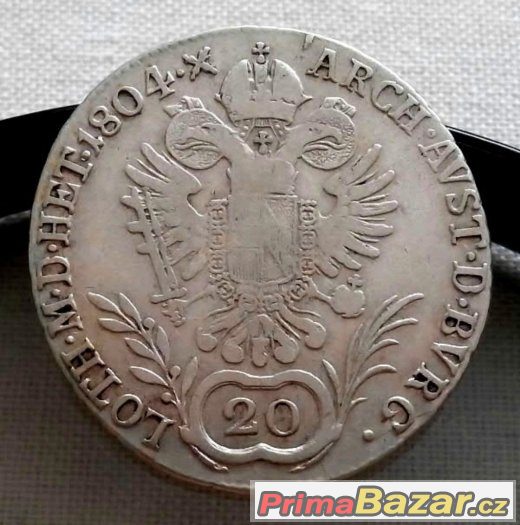 20 krejcarů 1804 C, František II., Praha