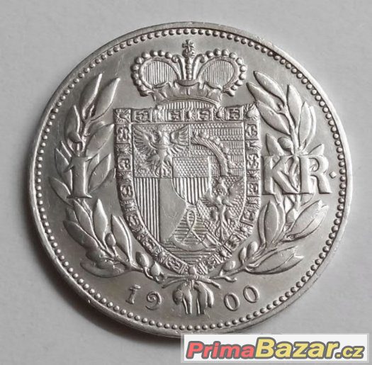 Koruna 1900, Johann II. von Liechtenstein - R