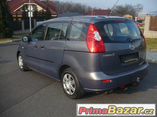 Mazda 5 2.0 CD - 81kW, záruka, serviska, ALU 16, 6ti kvalt