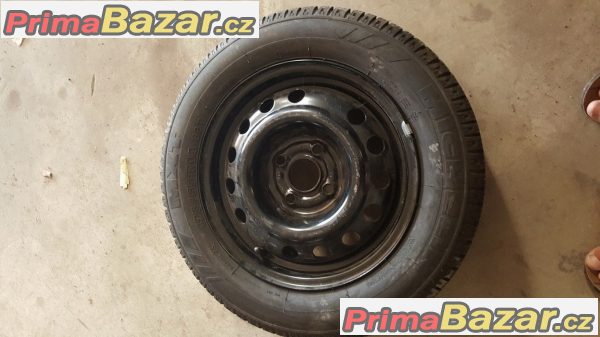 1xplech s pneu  Opel 4x100 5.5jx14 et49