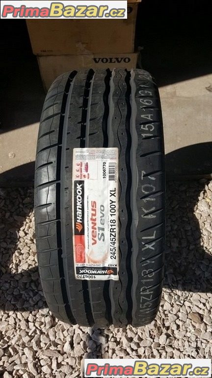 1xnova pneu Hankook Ventus S1 Evo 245/45 r18 100Y XL dot2012