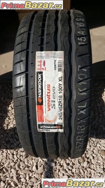 1xnova pneu Hankook Ventus S1 Evo 245/45 r18 100Y XL dot2012