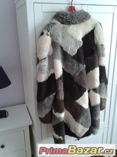 Nový dámský králičí kožich, vel. XL-XXL Nový dámský králičí kožich, vel. XL-XXL