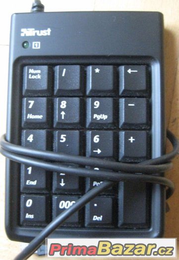 numerická klávesnice USB pro notebook bez numeriky