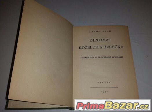 Prodám knihu Diplomat koželuh a herečka