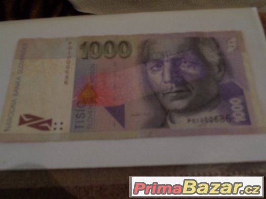 predam 1000 Korun Slovenskych predam 1000 Korun Slovenskych