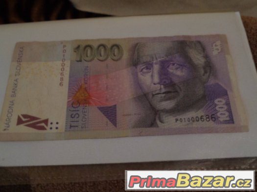 predam 1000 Korun Slovenskych predam 1000 Korun Slovenskych