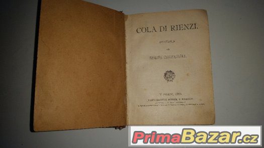 Prodám knihu Cola di Rienzi