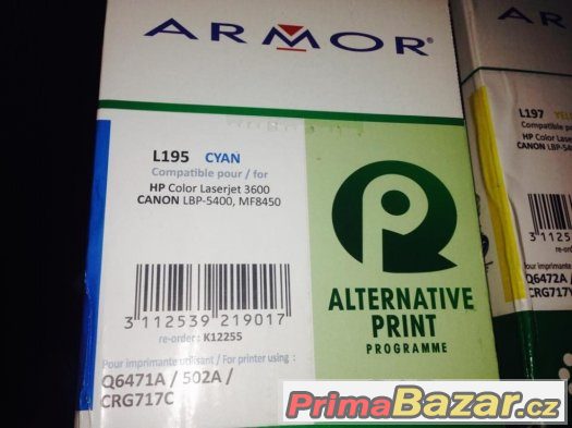 Tonery (náplně) do tiskárny Armor HP Color Laserjet 3600